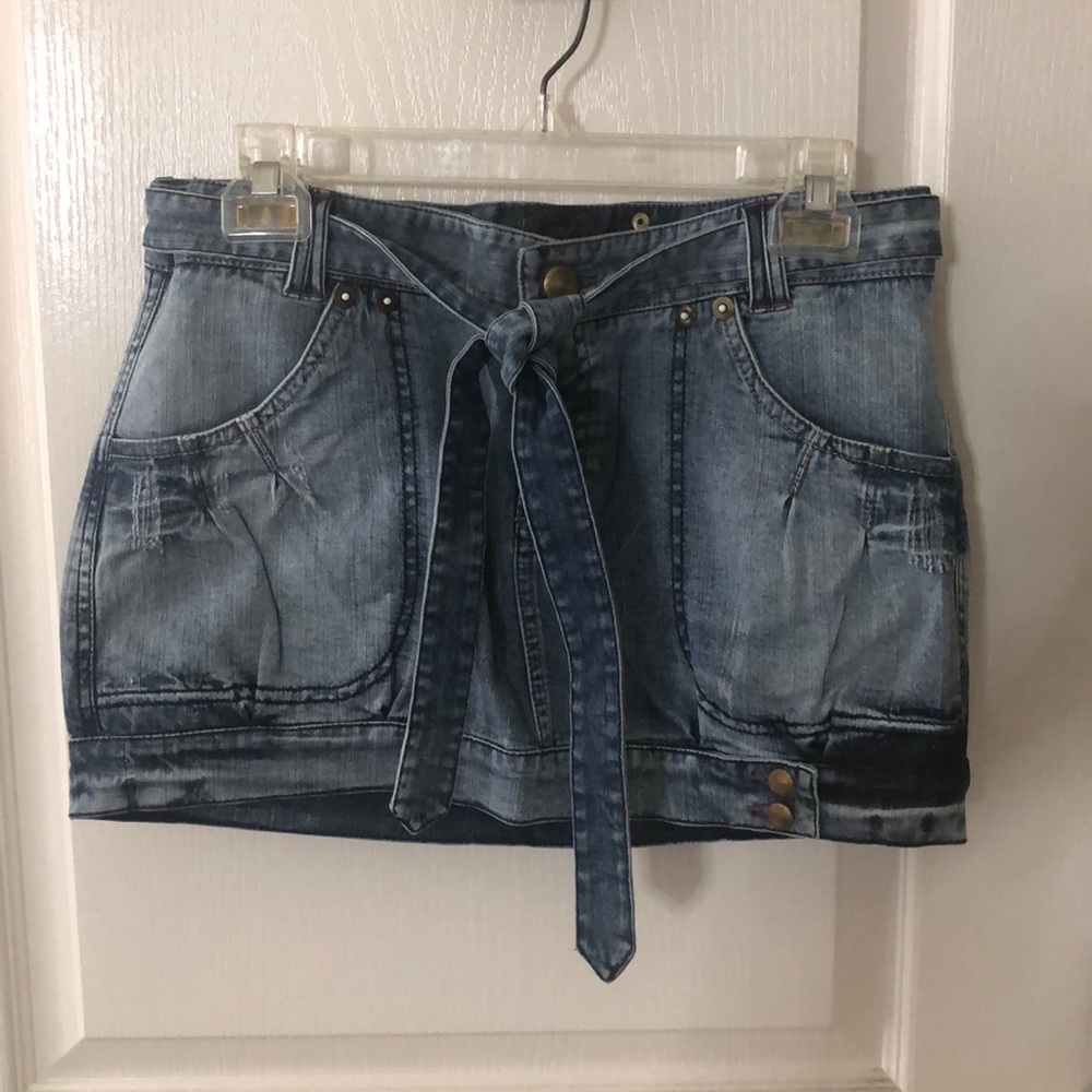 Armani Exchange mini Jean skirt